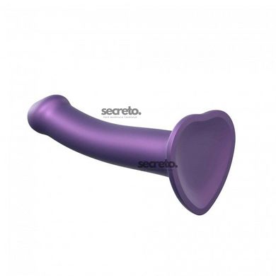 Насадка для страпона Strap-On-Me Mono Density Dildo Violet M, диам. 3,3см, однослойный силикон, гибк SO3570 фото