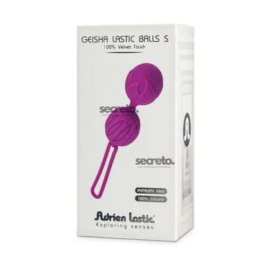 Вагинальные шарики Adrien Lastic Geisha Lastic Balls Mini Pink (S), диаметр 3,4 см, масса 85 г AD40431 фото