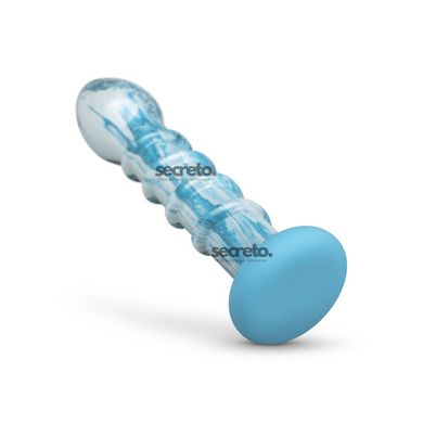 Скляний дилдо Gildo - Ocean Wave Glass Dildo SO8894 фото