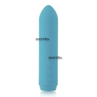 Мінівібратор Je Joue - Classic Bullet Vibrator Teal з глибокою вібрацією і фіксацією на палець SO3030 фото