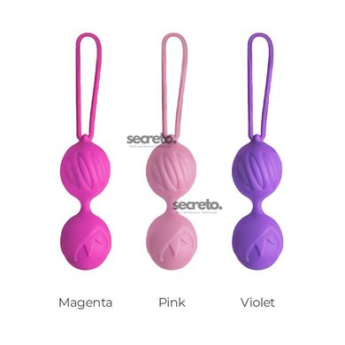 Вагинальные шарики Adrien Lastic Geisha Lastic Balls Mini Pink (S), диаметр 3,4 см, масса 85 г AD40431 фото