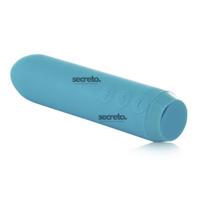 Минивибратор Je Joue - Classic Bullet Vibrator Teal с глубокой вибрацией и фиксацией на палец SO3030 фото