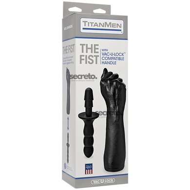 Кулак для фістинга Doc Johnson Titanmen The Fist with Vac-U-Lock Compatible Handle, діаметр 7,6 см SO2809 фото