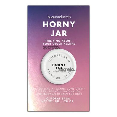 Бальзам для клітора Bijoux Indiscrets Horny Jar (Тремти від задоволення), розігрівальний SO2915 фото