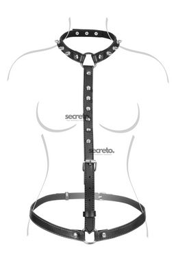 Портупея на тіло Fetish Tentation Sexy Adjustable Harness SO4666 фото