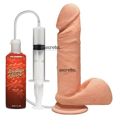 Фалоімітатор, що кінчає Doc Johnson The D ULTRASKYN Perfect D Squirting - 7 Inch SO9547 фото