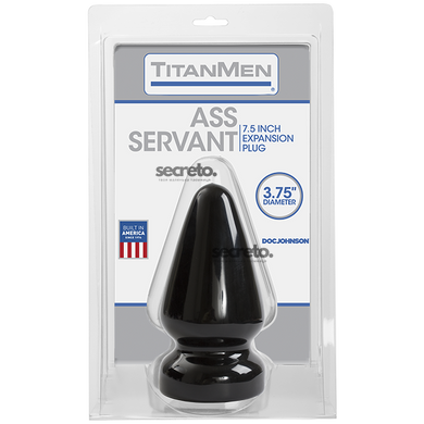 Пробка для фістингу Doc Johnson Titanmen Tools - Butt Plug 3.75 Inch Ass Servant, діаметр 9,4см SO2811 фото