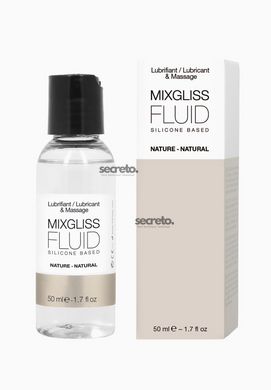 Лубрикант на силіконовій основі MixGliss FLUID NATURE (50 мл) без запаху SO1350 фото