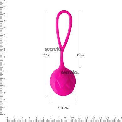 Вагинальные шарики Adrien Lastic Geisha Lastic Balls Mía Magenta (L), диаметр 4 см, масса 42 г AD40551 фото