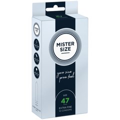 Презервативы Mister Size - pure feel - 47 (10 condoms), толщина 0,05 мм SO8042 фото