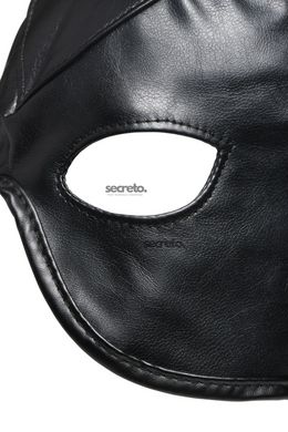 Маска Master Series Dungeon Demon Bondage Mask with Horns - Black SO8800 фото