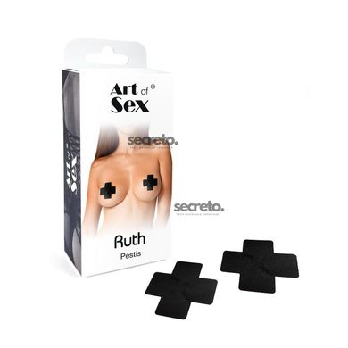 Сексуальные наклейки на грудь Art of Sex - Ruth. Черный SO6788 фото