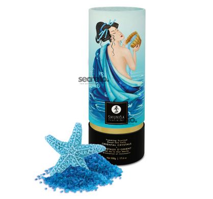 Пенящаяся соль для ванны Shunga Dead Sea salt Oriental Crystals — Ocean Temptations (500 г), соль Ме SO6894 фото