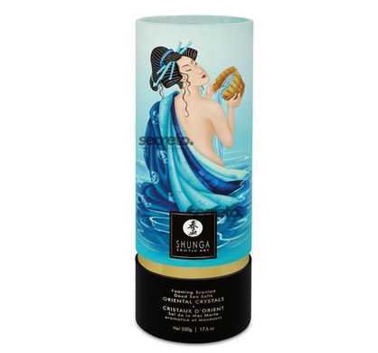 Пенящаяся соль для ванны Shunga Dead Sea salt Oriental Crystals — Ocean Temptations (500 г), соль Ме SO6894 фото