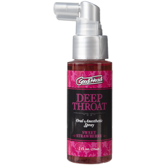 Спрей для мінету Doc Johnson GoodHead DeepThroat Spray - Sweet Strawberry 59 мл для глибокого мінету SO2801 фото