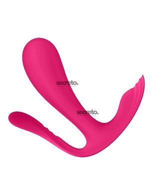 Подвійний смартвібратор у трусики Satisfyer Top Secret+ Pink SO6734 фото