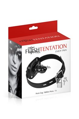 Кляп з маленьким фалоімітатором Fetish Tentation Penis Gag T1 SO4040 фото