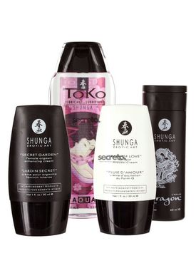 Подарочный набор Shunga NAUGHTY Cosmetic Kit: смазка и стимулирующие средства для него и для нее SO6896 фото