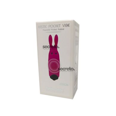 Вибропуля Adrien Lastic Pocket Vibe Rabbit Pink со стимулирующими ушками AD33421 фото