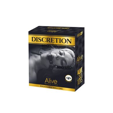 Повітропроникний кляп Alive Discretion Red SO5996 фото