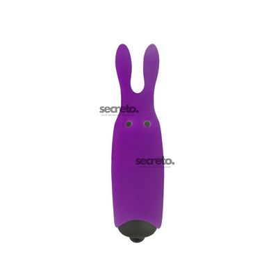 Віброкуля Adrien Lastic Pocket Vibe Rabbit Purple зі стимулювальними вушками AD33483 фото