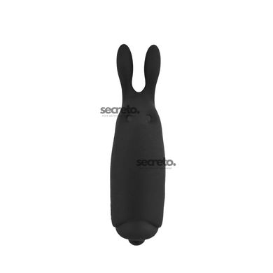 Віброкуля Adrien Lastic Pocket Vibe Rabbit Black зі стимулювальними вушками AD33499 фото