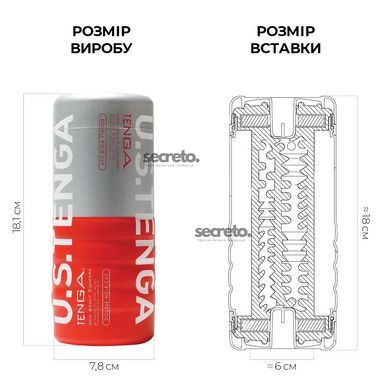 Мастурбатор Tenga US Double Hole Cup (двосторонній великий) з двома незалежними каналами TOC-004US фото