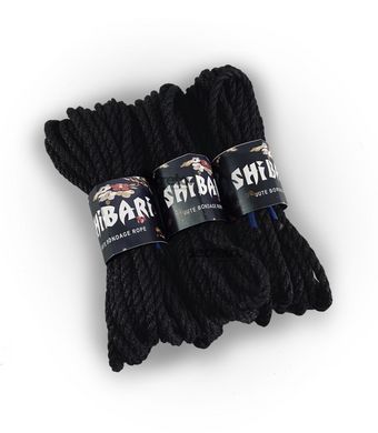 Джутова мотузка для шібарі Feral Feelings Shibari Rope, 8 м чорна SO4004 фото