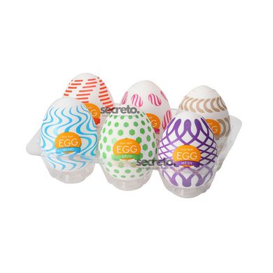 Набір мастурбаторів-яєць Tenga Egg Wonder Pack (6 яєць) SO5500 фото