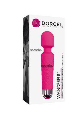 Мінівібромасажер Dorcel Wand Wanderful Magenta потужний, водонепроникний MD1359 фото