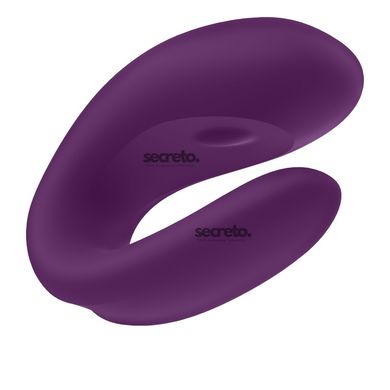 Смарт-вибратор для пар Satisfyer Double Joy Violet с широким клиторальным стимулятором SO3899 фото