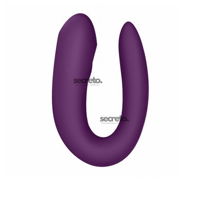 Смарт-вибратор для пар Satisfyer Double Joy Violet с широким клиторальным стимулятором SO3899 фото