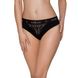 Трусики з широкою гумкою і мереживом Passion PS001 PANTIES black, size M SO4160 фото 1