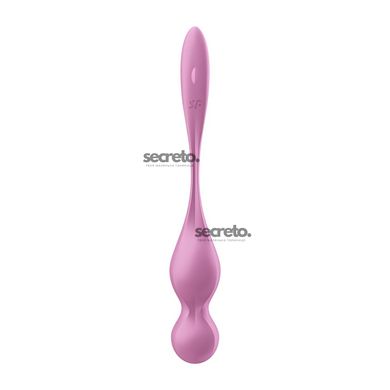 Вагинальные шарики с вибрацией Satisfyer Love Birds 1 Connect App Pink SX0570 фото