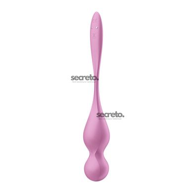 Вагінальні кульки з вібрацією Satisfyer Love Birds 1 Connect App Pink SX0570 фото