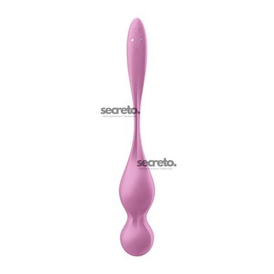 Вагінальні кульки з вібрацією Satisfyer Love Birds 1 Connect App Pink SX0570 фото