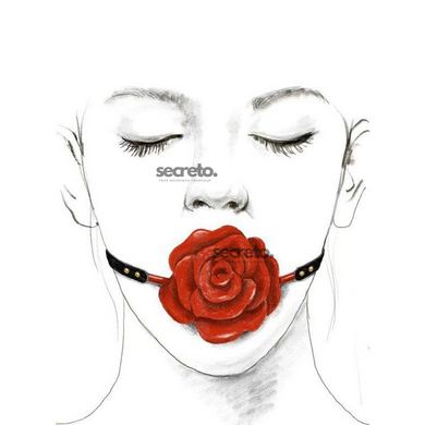 Роскошный кляп в виде розы Zalo - Rose Ball Gag, двойное использование SO6690 фото