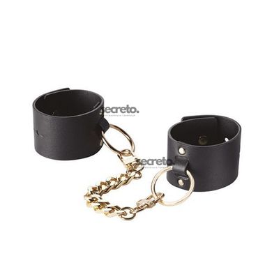 Наручники Bijoux Indiscrets MAZE — Wide Cuffs Black SO2649 фото