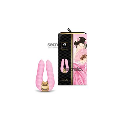 Вибратор для клитора Shunga Aiko Light Pink, гибкие кончики SO6901 фото