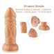 Силіконовий дилдо Hismith Slightly Curved Silicone Dildo Monster Series SO9960 фото 3