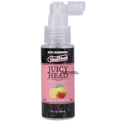 Увлажняющий оральный спрей Doc Johnson GoodHead – Juicy Head Dry Mouth Spray – Pink Lemonade 59мл SO6065 фото