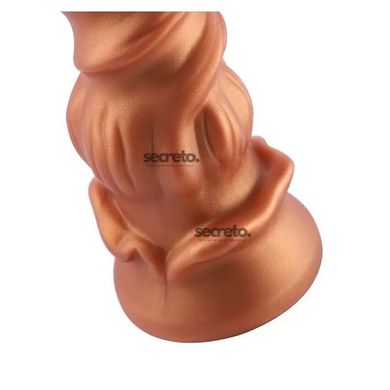 Силіконовий дилдо Hismith Spiral Grain Silicone Dildo Monster Series SO9961 фото