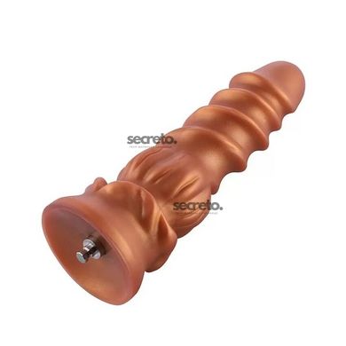 Силіконовий дилдо Hismith Spiral Grain Silicone Dildo Monster Series SO9961 фото