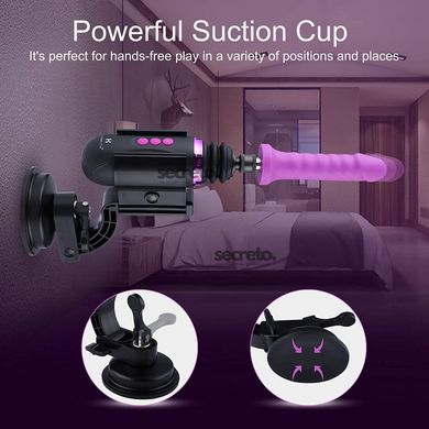 Міні секс-машина Hismith Mini Capsule Sex-Machine with Strong Suction Cup, потужна, перезаряджувана SO6197 фото