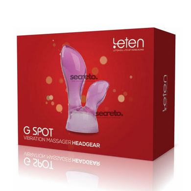 Насадка для вибромассажера Leten G SPOT HEADGEAR - 1 (40 x 105 мм) SO3601 фото