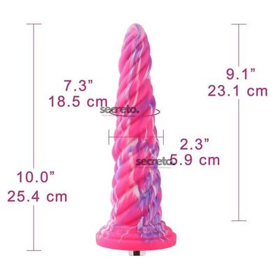 Силиконовый дилдо Hismith Awl Shape Silicone Dildo Monster Series SO9965 фото