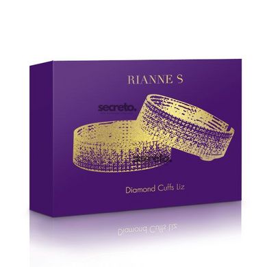 Лакшери наручники-браслеты с кристаллами Rianne S: Diamond Cuffs, подарочная упаковка SO3873 фото