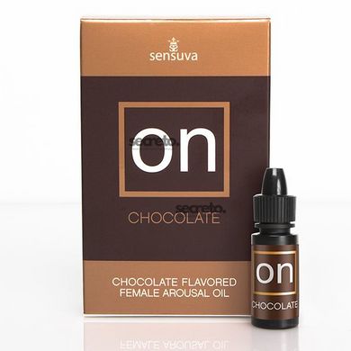 Возбуждающие капли для клитора Sensuva ON Arousal Oil for Her Chocolate (5 мл) со вкусом шоколада SO3166 фото