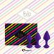 Набор силиконовых анальных пробок FeelzToys - Bibi Butt Plug Set 3 pcs Purple SO5064 фото 4