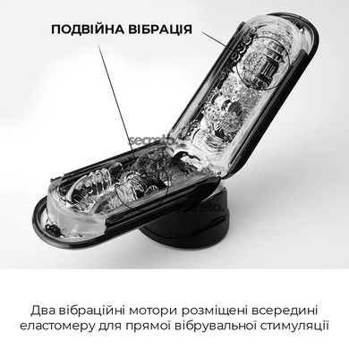 Вибромастурбатор Tenga Flip Zero Electronic Vibration Black, изменяемая интенсивность, раскладной SO2445 фото